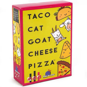 <span class=keywords><strong>Taco</strong></span> Cat Goat <span class=keywords><strong>Cheese</strong></span> <span class=keywords><strong>Pizza</strong></span> Jeu de société de dessin animé mignon et amusant | Jeu de cartes interactif joyeux pour 2 à 8 personnes Version anglaise - Product Image 1