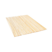 Brochettes rondes en bambou jetables de qualité alimentaire 2,5 mm * 18 cm