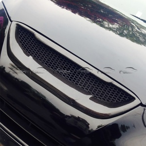 Rejilla de Fibra de Carbono Estilo H2 para Parachoques Delantero, Rejilla de Flujo de Aire para Hyundai Genesis Coupe 2009-2011 - Product Image 2
