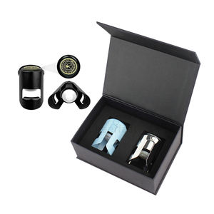 <span class=keywords><strong>Bouchon</strong></span> de vin mousseux personnalisé individuel garder plus longtemps frais bouteille scellant <span class=keywords><strong>bouchon</strong></span> en acier inoxydable <span class=keywords><strong>bouchon</strong></span> de bouteille en liège champagne - Product Image 2