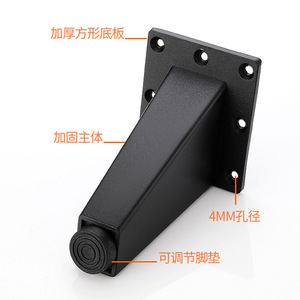 Aluminum Alloy Furniture <b>Legs</b> 80H 90H Black White Adjustable Cabinet <b>Sofa</b> Support Minimalist Design Easy Installation - Product Image 2