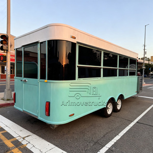 Tiny dễ thương nạp đầy đủ đồ uống lạnh Kebab chiên bia cafe tốt bán hàng tự động xe tải Trailer cửa hàng thực phẩm với tủ lạnh - Product Image 3