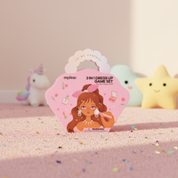 MIDEER Kit d'activités 3-en-1 Princesse : Maquillage, Autocollants et Dessin pour Enfants – Jeu d'Imitation
