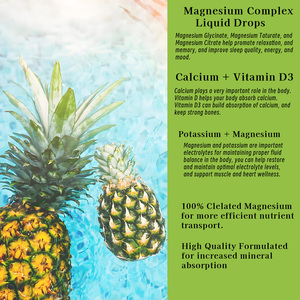 Wholesale Magnesium <b>Liquid</b> Drops for Stress Relief & Muscle Relaxation Bulk OEM with CoQ10 & L-Theanin Relaxation Support Drops - Product Image 4