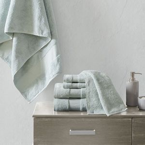 Ensemble de serviettes de bain en coton jacquard Db, 6 pièces, séchage rapide, doux, absorbant, pour usage domestique - Product Image 3