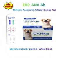 Canino Parvo Virus Distemper Ag Ehrlichia ab Parvovirus Moquillo Erlichas Combo Kit de test rapide