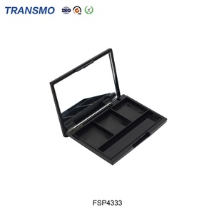 Palette de fards à paupières personnalisée à 3 couleurs avec miroir, boîte de fards à paupières vide recyclable, emballage cosmétique - Product Image 4