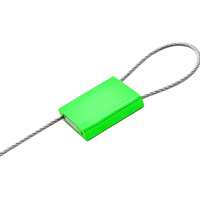 Sello de Seguridad Desechable a Prueba de Manipulaciones ST-CS-HJ1, de Alambre de Acero y Aleación de Aluminio, para Logística de Contenedores