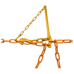 MaxPlus 100kn-200kn B.L. Chaîne de sécurité soudée galvanisée à haute résistance à la traction avec levier de tension pour arrimage - Product Image 4