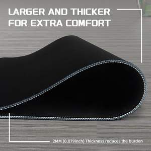 Tapis de souris de jeu original Attack <span class=keywords><strong>Shark</strong></span> CM02 avec surface en fibre haute densité Revêtement <span class=keywords><strong>5S</strong></span> Coussinage de 4mm d'épaisseur - Product Image 4