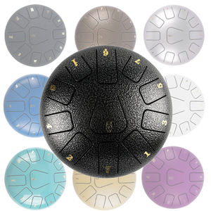 Tambor de Lengüeta de Acero de 8 Pulgadas y 11 Tonos al por Mayor - Tambor de Mano Directo de Fábrica, Uso Profesional para Meditación y Sanación con Sonido de Yoga - Product Image 1