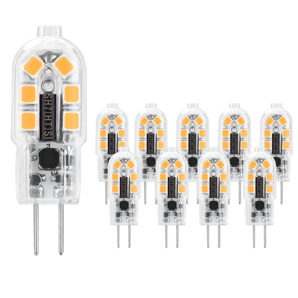 2021 1.5W LED Light Bulb G4 Bi-Pin Base 12V G4 Cool White Halogen Bulbs for Landscape Lighting