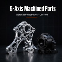 Piezas Mecanizadas CNC de 5 Ejes Personalizadas, Componentes de Precisión Complejos para Prototipos Aeroespaciales, Robótica, OEM, ODM