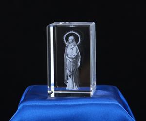 Jadevertu Factory Shipping Grand cube de verre en <span class=keywords><strong>cristal</strong></span> de gravure laser 3d k9 - Product Image 2