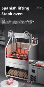 <span class=keywords><strong>Parrilla</strong></span> de Carbón Vegetal de Madera de 40 Pulgadas con Altura Ajustable, <span class=keywords><strong>Parrilla</strong></span> de Acero Inoxidable, <span class=keywords><strong>Parrilla</strong></span> Gaucho Asado Santa María, <span class=keywords><strong>Parrilla</strong></span> <span class=keywords><strong>Argentina</strong></span> - Product Image 2