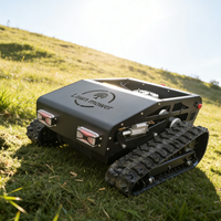 Nouveau Robot Tondeuse Débroussailleuse 2026 pour Nivellement du Sol et Coupe de l'Herbe, Idéal Petites Exploitations Agricoles, avec GPS Automatique