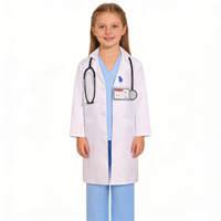 Ensemble de déguisement d'agent de la sécurité, tenue d'infirmière avec accessoires, costume de Noël pour garçons et filles
