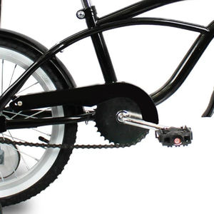 <span class=keywords><strong>Bicicleta</strong></span> <span class=keywords><strong>Lowrider</strong></span> Clásica de Moda, 16 Pulgadas, Acero Hi-ten, Llantas Blancas de 28H, Asiento Banana - Product Image 3