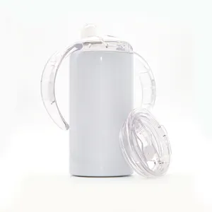 12oz बच्चों सिप्पी कप बच्चे को दूध पानी की बोतल BPA मुक्त एसके Lids स्टेनलेस स्टील सीधे उच्च बनाने की क्रिया कारतूस गिलास बच्चे सिप्पी कप