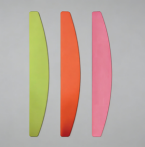 Esponja de Lijado Profesional en Forma de Media Luna, Grano 80, Logotipo Personalizado, Fabricada en Corea, Pulidor de Uñas para Acrílico, Gel y Cuidado de Uñas Naturales - Product Image 2