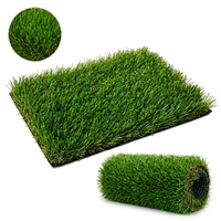 Gazon artificiel paysager de 40 mm, tapis vert résistant aux UV, adapté aux animaux domestiques, gazon synthétique pour jardin, parc, mariage, balcon