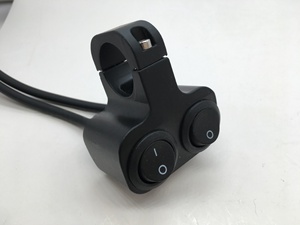 Pièces de moto, interrupteur de moto, interrupteur de phare noir en alliage d'aluminium, interrupteur d'alimentation pour projecteur LED stroboscopique - Product Image 4