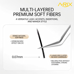 Extensions de cils 5D effet mouillé, volumineuses et pointues, pré-fabriquées, en PBT de haute qualité, fabriquées à la machine - Product Image 4