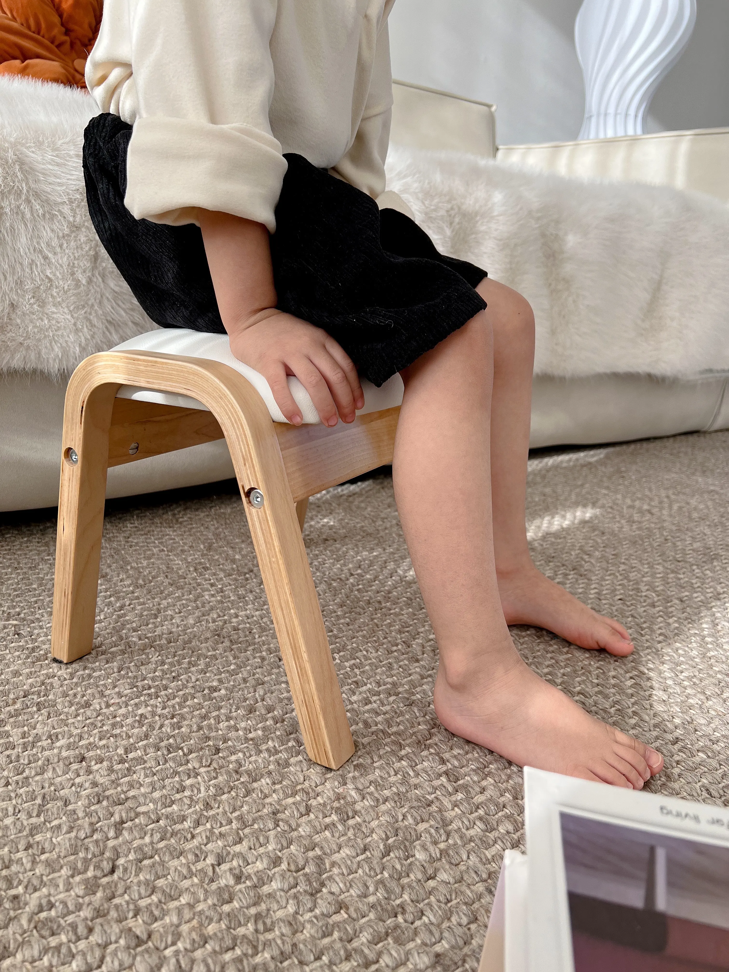 Moderno stile semplice sedia rettangolare in legno soggiorno divano sgabello scarpe cambio panca