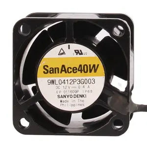 SanAce SANYO 24V 48V Drproof aluminum frame Heat dissipation 9WL0412P3G003 cooling fanC12V 0.40A EC AC 40X40X28MM 4CM 4028 Wate