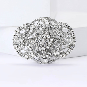 Nouvelle broche élégante en alliage de strass de style palais pour les mariages des femmes, cadeaux élégants, bijoux, robes et broches - Product Image 5