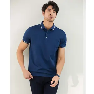 Men's button-up polo shirts designed for summer golfing featuring a simple collar breathable and comfortable short-sleeved shirt