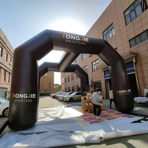 Ngoài trời Inflatable lối vào vòm Inflatable đua bắt đầu kết thúc dòng vòm cho quảng cáo tổ chức sự kiện