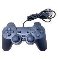 Mando de Juego con Cable USB y Motor de Vibración para PC, Joystick para Juegos en Casa