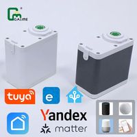 Galime Nouveau Mini Moteur de Rideau Intelligent Tuya Wifi Alexa Rail de Rideau Motorisé et Kit de Rideau pour Salon