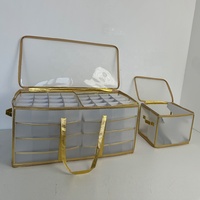 Coffre de rangement pour boules de Noël à 8 tiroirs - Organisateur de décorations de Noël pliable, écologique, résistant aux rayures et sans danger pour les enfants