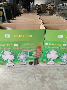 12 Inch Portable Solar Rechargeable Table Fan With Power Bank Function USB Rotation Table Fan With for Home DY-005JX Ad - Product Image 5