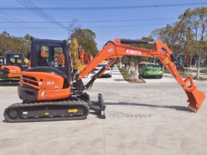 Used Kubota KX163-5 Mini Excavator Japan Original KX163 5.5Ton 6Ton Small Digger Rubber Track Compact Machinery - Product Image 1