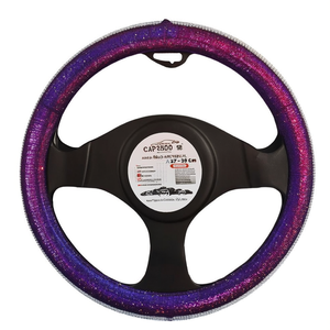 Funda para Volante de Coche, 37-39 cm, Color Morado Brillante - Product Image 2