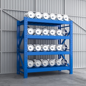 Light Duty Durable Foldable Multi Tier Mezzanine Steel Shelving System for Industrial Warehouse Use - Product Image 5