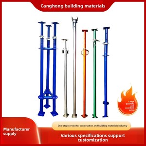 Supports en acier pour la construction, supports en acier réglables, supports en acier pour poutres post-béton, échafaudages, supports diagonaux - Product Image 5