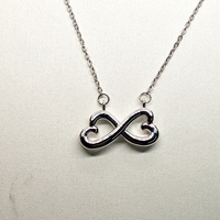 Pendentif coeur en acier inoxydable plaqué rhodium de haute qualité Collier de mode Liquidation