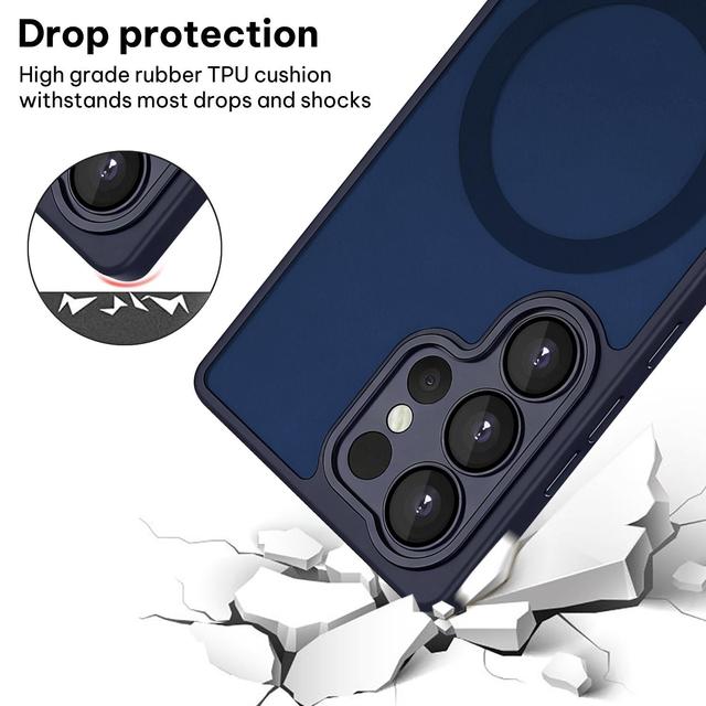Magnetic Frosted Back Cover Skin Feel XDcase With Lens Protector Film for Samsung Galaxy S26 Ultra 5G