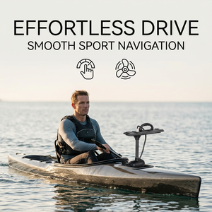 Moteur électrique professionnel 12V 24V pour pêche à la traîne, avec poignée, support de fixation à arbre long, système de propulsion <span class=keywords><strong>hybride</strong></span> pour kayak - Product Image 3