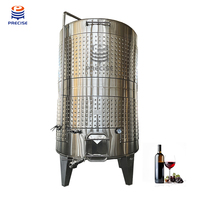 Cuve de stockage de vin d'équipement de cave à toit ouvert d'acier inoxydable 5000l avec le chariot élévateur