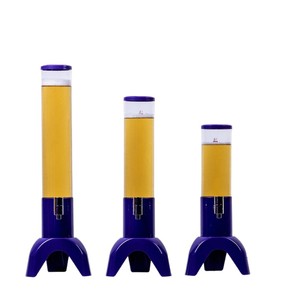 Torre de Vino Triangular Portátil Antiderrames con Dispensador de Barril de 3L y Tapones para Vino, Cerveza y Jugo - Product Image 5