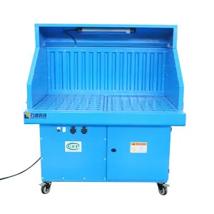 Pulse jet self cleaning welding table fume extraction downdraft table downdraft air filtration system