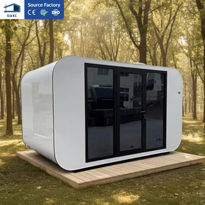 Cabaña de Lujo Tipo Apple para Oficina en Jardín Exterior, <span class=keywords><strong>Casa</strong></span> Móvil, Contenedor Blanco para Dormir, Ideal para Hoteles - Product Image 1