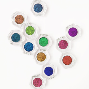 Juego de maquillaje de sombra de ojos con purpurina de maquillaje suelto en colores pastel, pigmento de sombra de ojos duochrome multicromo multiholográfico - Product Image 2