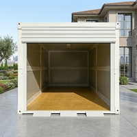 Maison conteneur en acier détachable de 20 pieds, moderne et respirante, bureau à domicile, unité d'appoint, cabane préfabriquée pour jardin