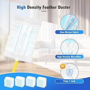 Microfiber <b>Duster</b> Refill Replacement <b>Feather</b> <b>Duster</b> Head Compatible with Swiffer Handle for Furniture Ceiling Fan Cleaning - Product Image 4